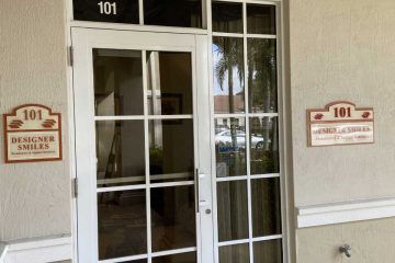 Front Door Entrance of Designer Smiles, FL